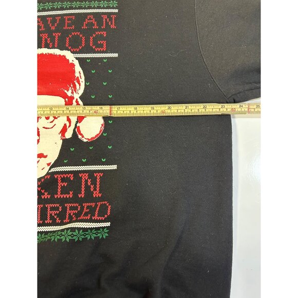 Men's Champion Eco The Office Michael eggnog Christmas sweatshirt size L Black - Picture 7 of 10